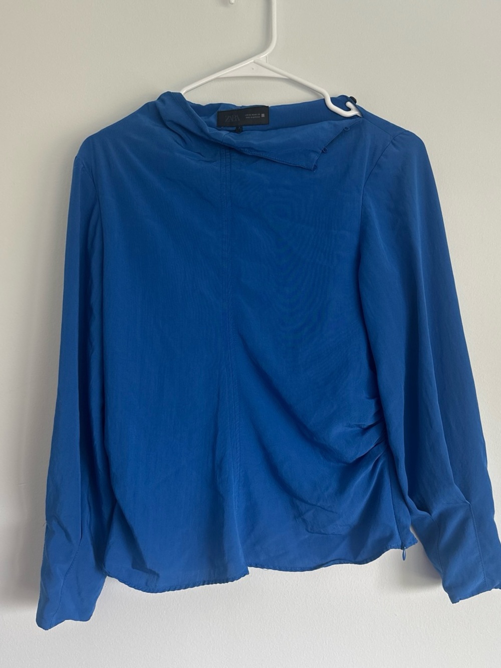 Zara Royal Blue Long-Sleeve Top